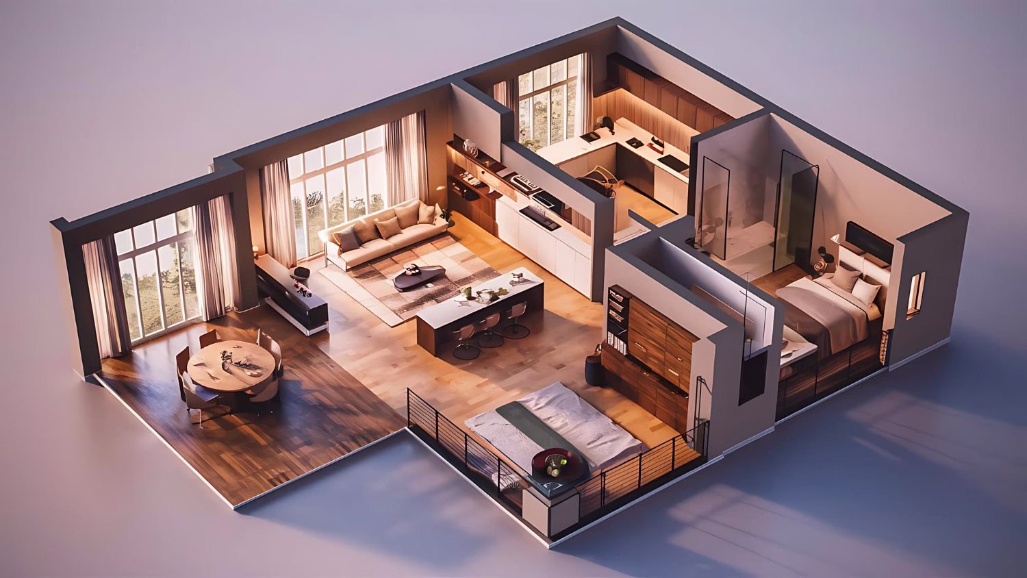 Kitchen customization mockup